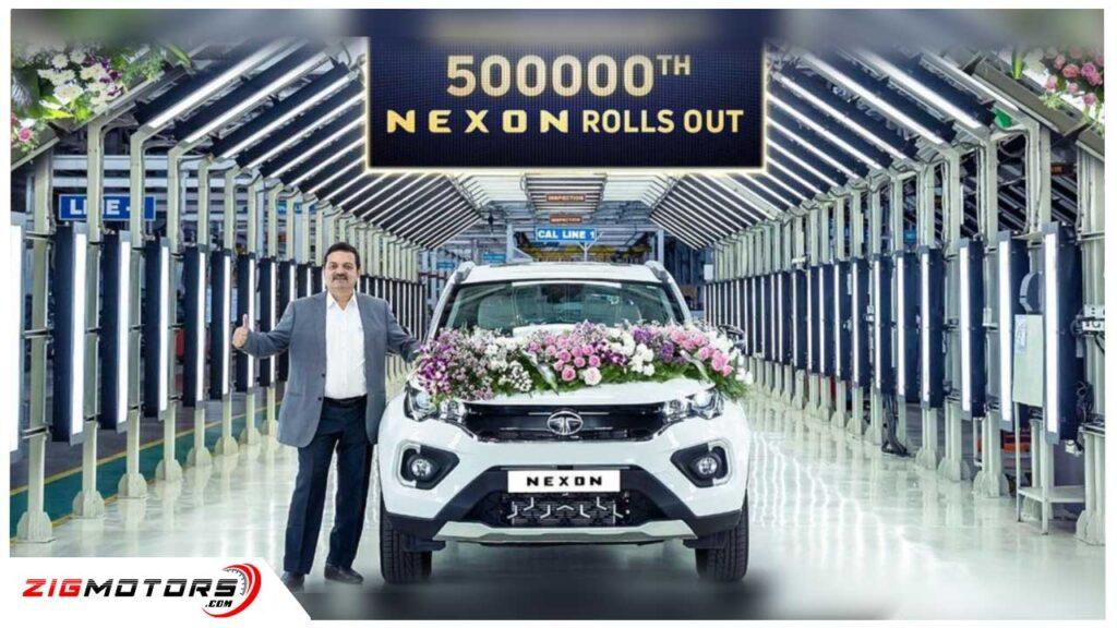 Tata Nexon Reaches 5 Lakh Units Milestone in Just Six Years