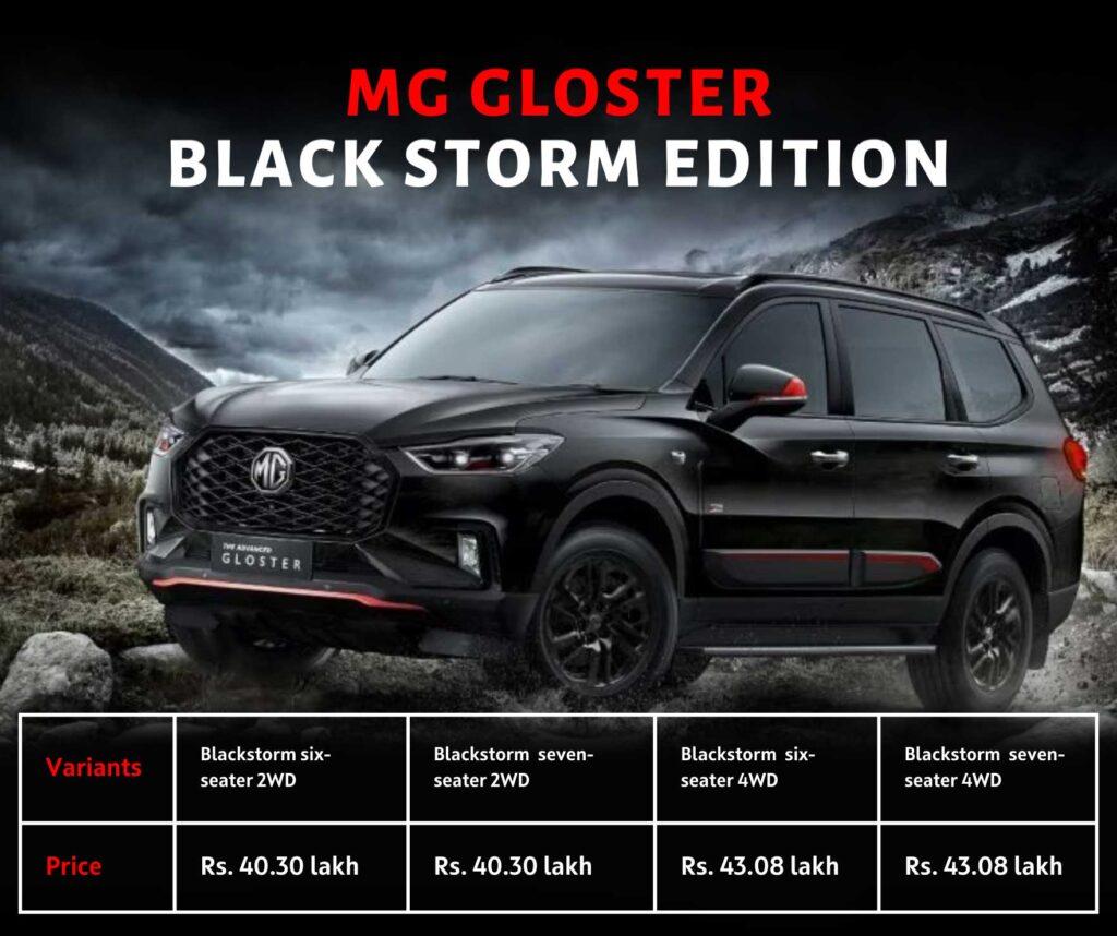 MG-CLOSTER-BLACK-STORM-EDITION-PRICE-DETAILS